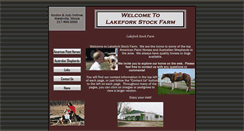 Desktop Screenshot of lakeforkstockfarm.com